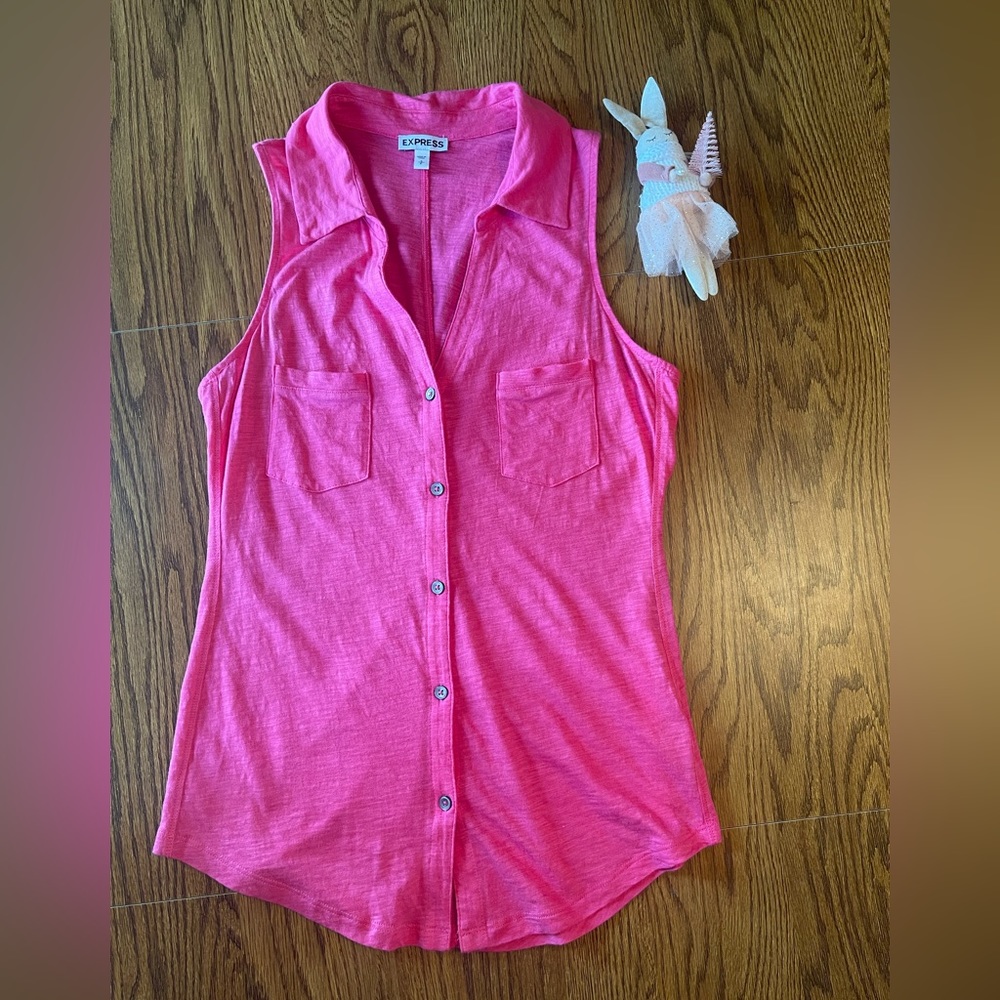Express Pretty Pink Top Size S